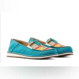 **NEW**Ariat Turquoise and Multicolor Women's Loafers
